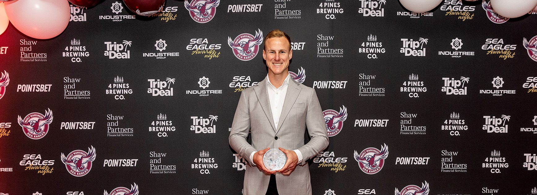 Gordon Willoughby Medallion  winner Daly Cherry-Evans as voted on by Manly Members