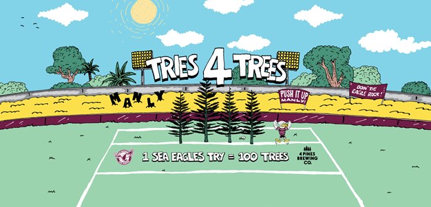 4 Pines Brewing Co. announces ‘Tries 4 Trees’ Initiative with Manly this NRL season