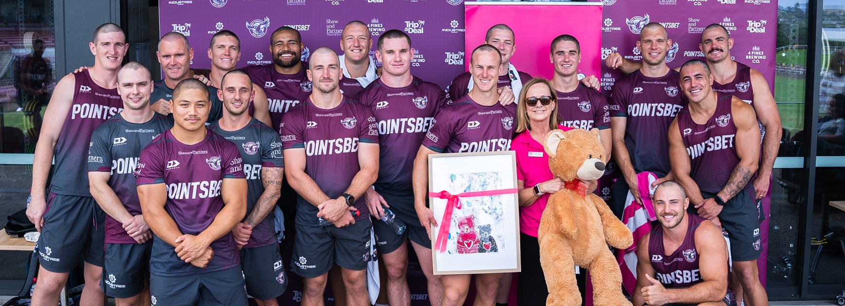 Sea Eagles dig deep in support of Bear Cottage