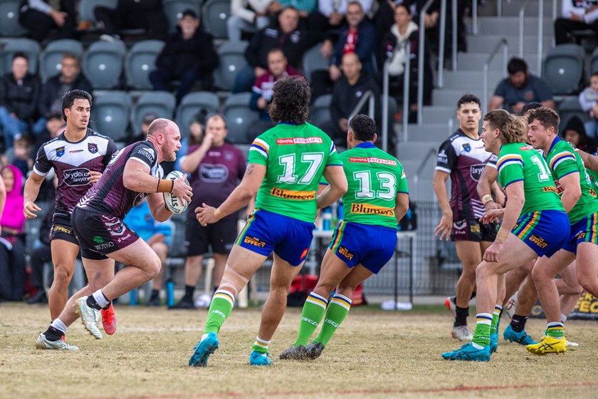 New prop Matthew Lodge turned in an impressive performance in his first game for Blacktown Workers.
