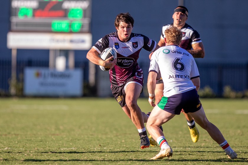 Zac Fulton scored a try against the Warriors at Blacktown.