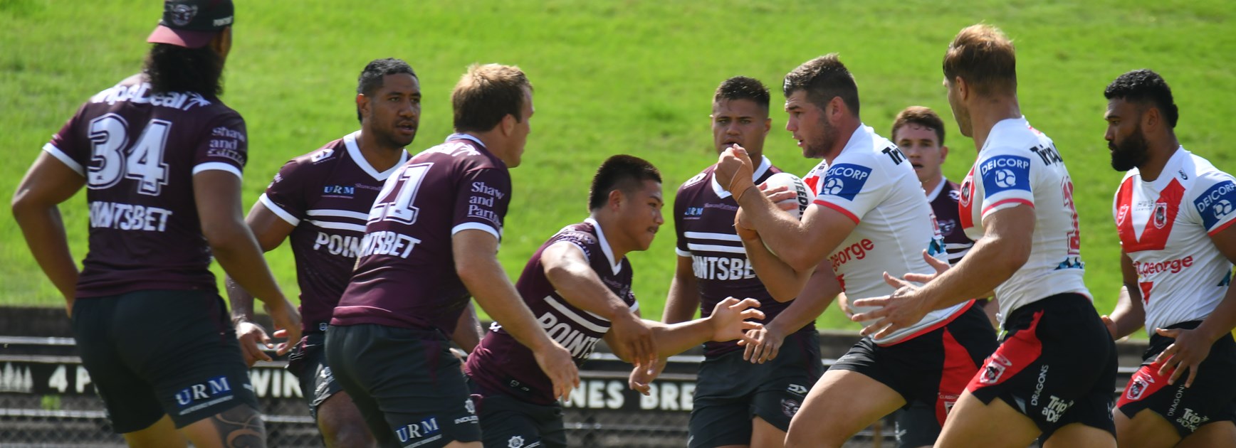 Sea Eagles gain plenty from Dragons opposed session
