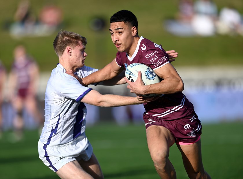 Exciting full-back Lehi Hopoate caused plenty of problems for the Storm with his speed and skills.