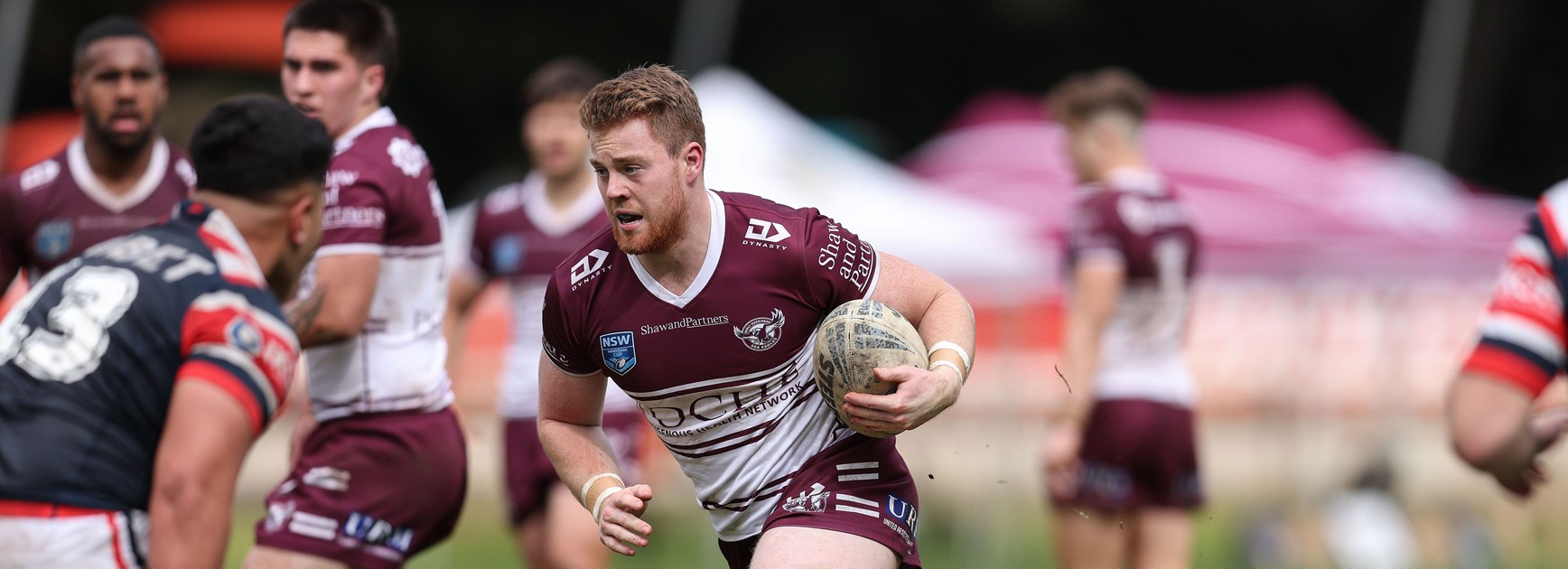 Ryan James takes on the Roosters at Wentworth Park