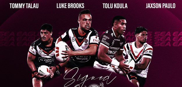 Sea Eagles sign three players and extend club international