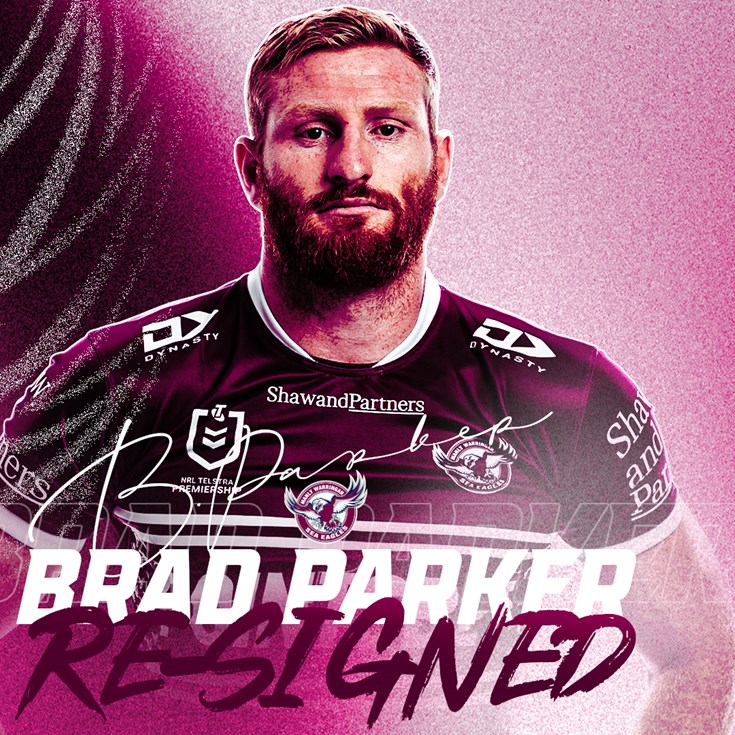 Brad Parker re-signs with Sea Eagles for two more years