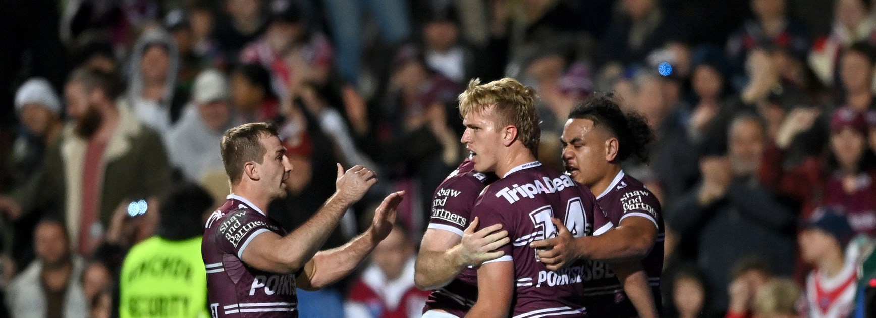 Sea Eagles show sheer grit in win over Roosters