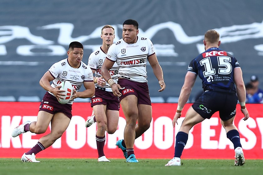 Dream come true...Gordon Chan Kum Tong is off and running in the NRL