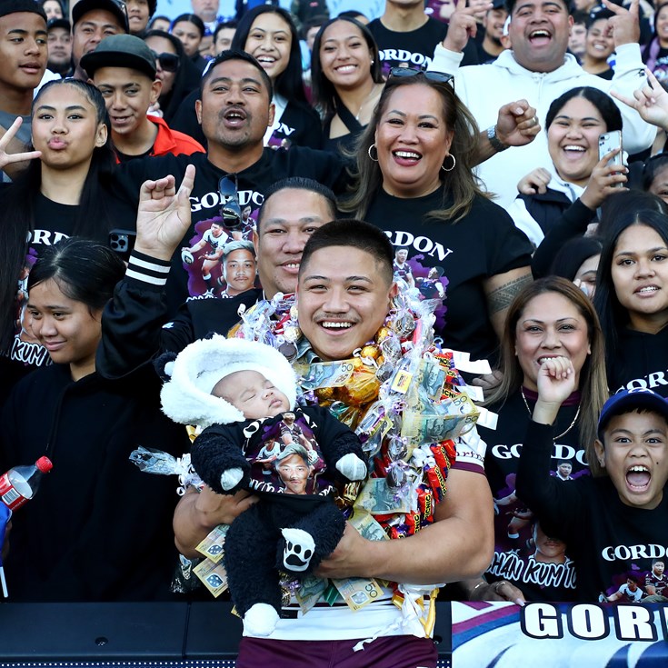 Gordon Chan Kum Tong shares NRL joy with family