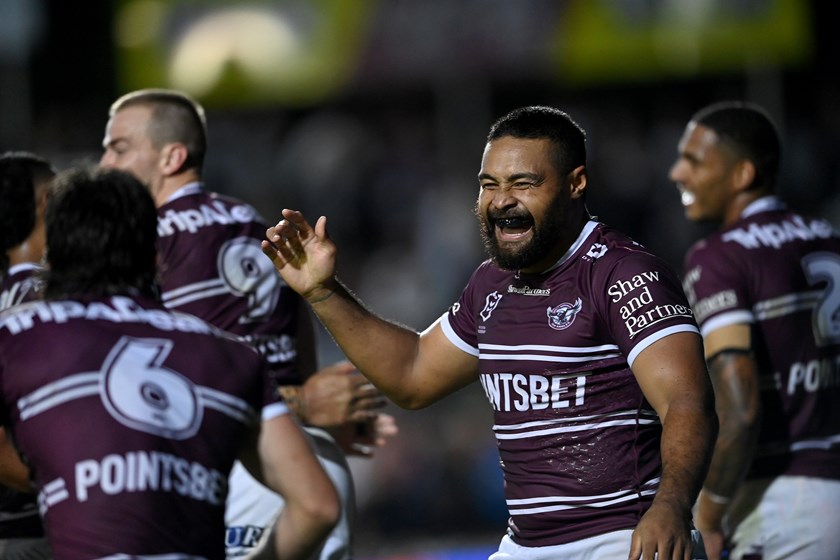 Happy to be back...Toff Sipley return for the Sea Eagles on Sunday.