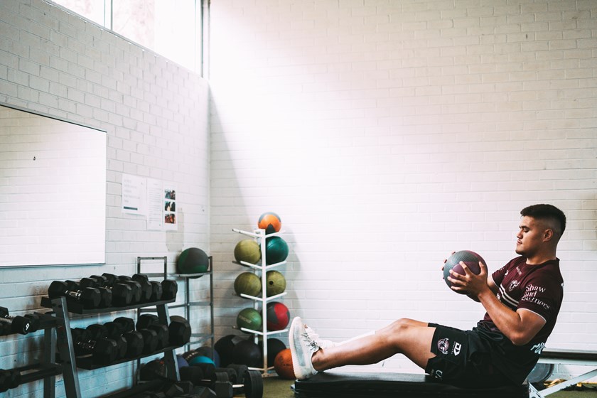 Pushing himself...Josh Schuster 