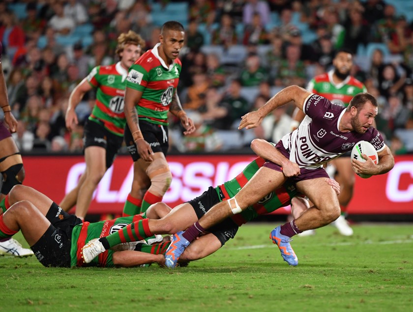 Karl Lawton in his comeback match against Souths last week.