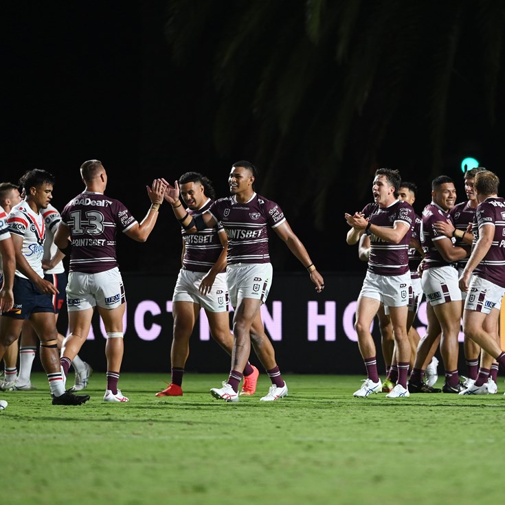 Sea Eagles turn in impressive trial win over Roosters