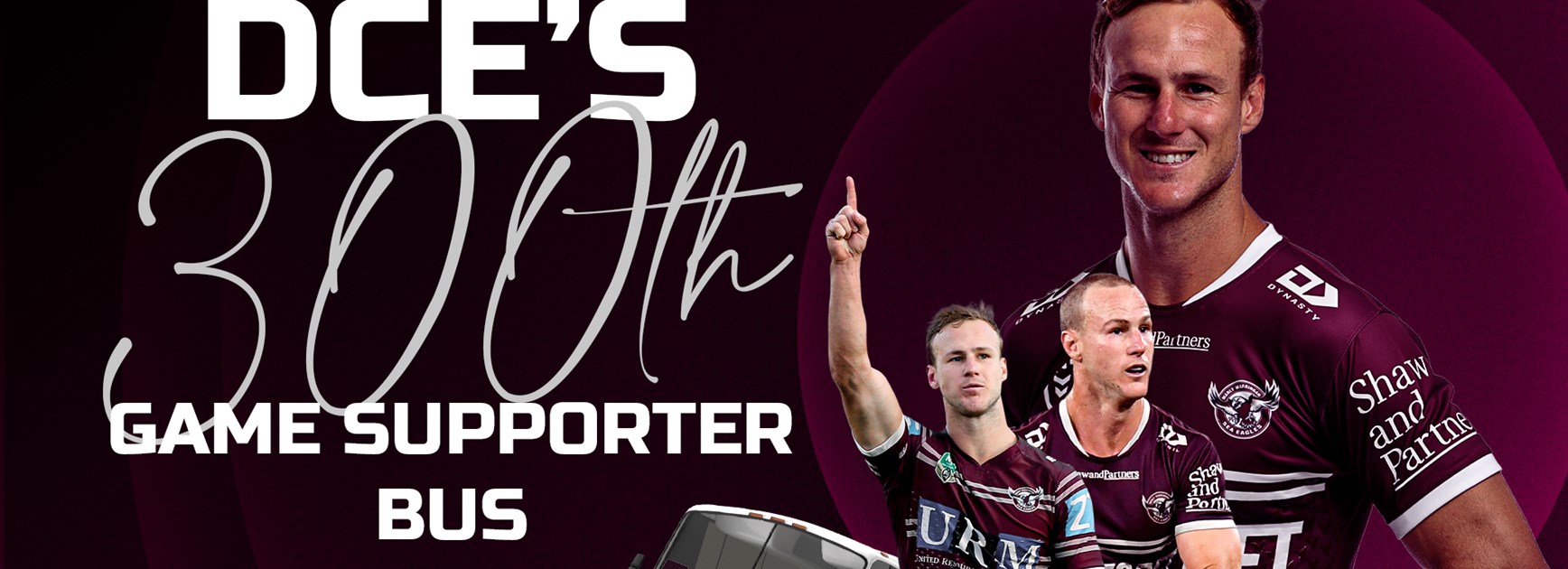 DCE’s 300th Game - Supporters Bus