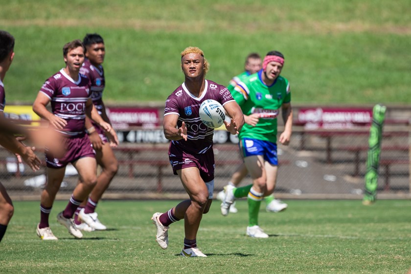 Exciting young Manly five-eighth Latu Fainu continues to improve,