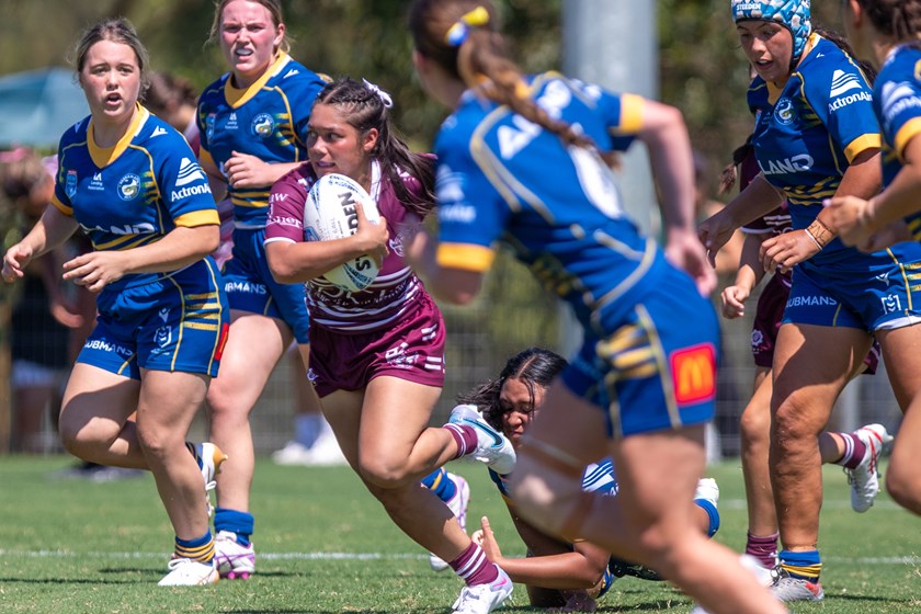 Alicia Weir takes on the Eels defence