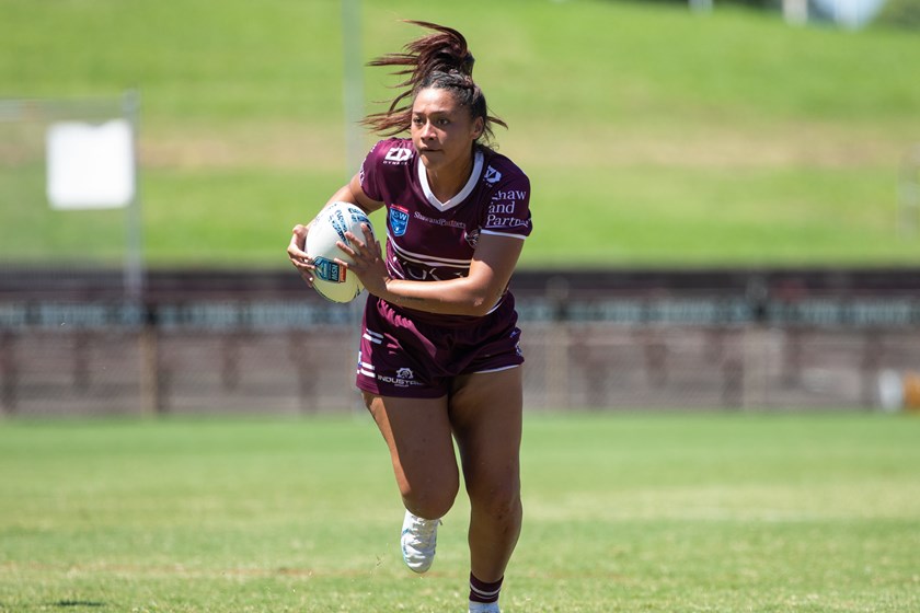 Centre Taleenza Nelson has been in fine form for the Sea Eagles