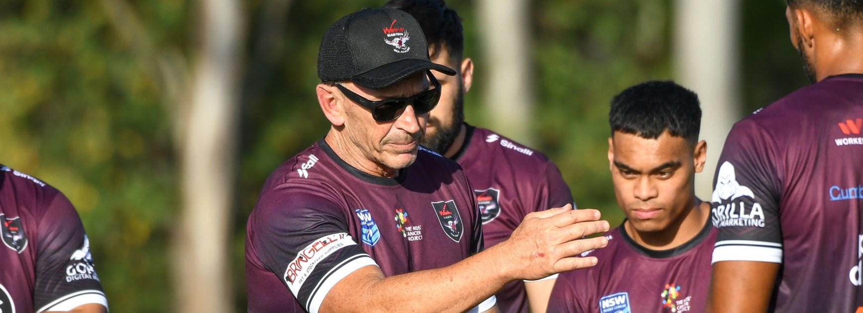 Fresh start....Wayne Lambkin takes the helm at his first training session as Blacktown Workers NSW Cup Coach.