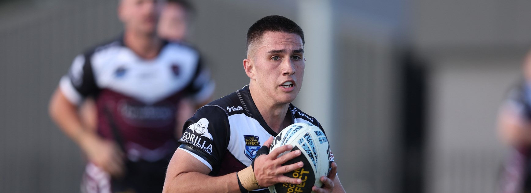 Rising young half-back Tylor Bunting handled the step up to NSW Cup well against the Knights