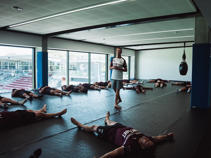 Dean Gladstone's Power of the Breath workshop has provided many benefits to the Sea Eagles players
