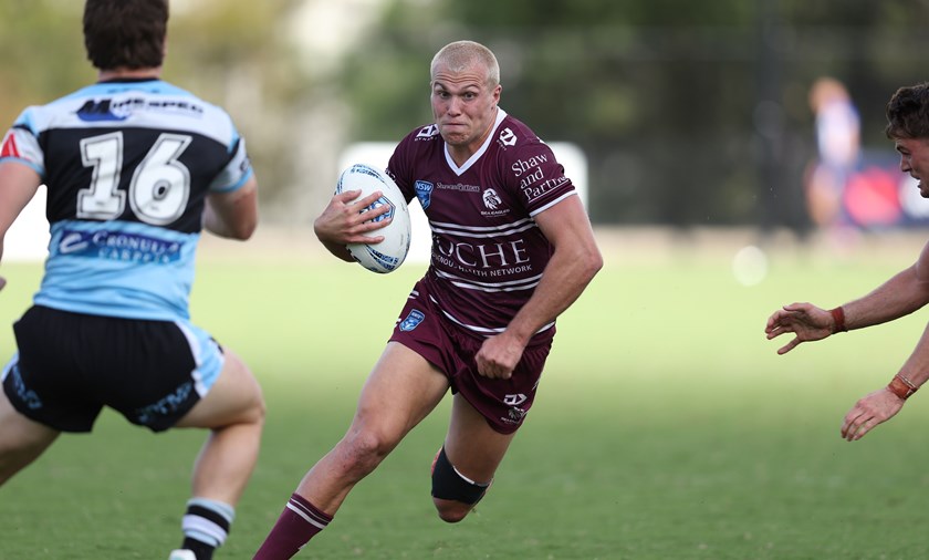 Manly captain Nicholas Lenaz is enjoying a fine season 
