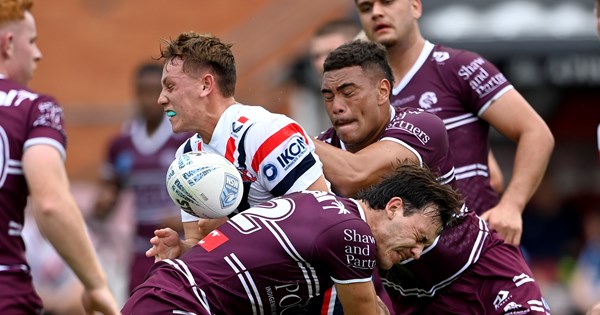 Defensive resolve helps Sea Eagles fly in Jersey Flegg | Manly Warringah Sea Eagles