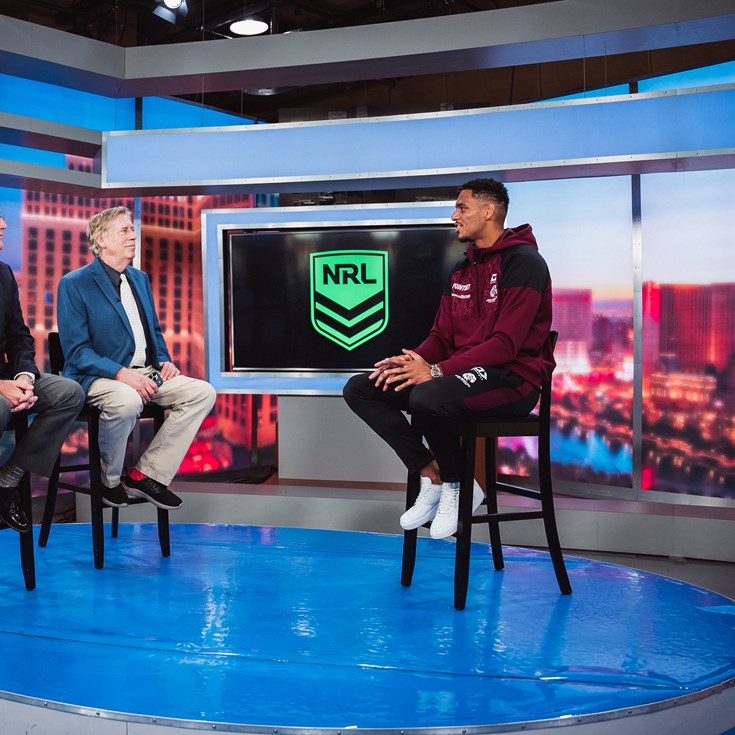Jason Saab talks up NRL on Las Vegas sports show