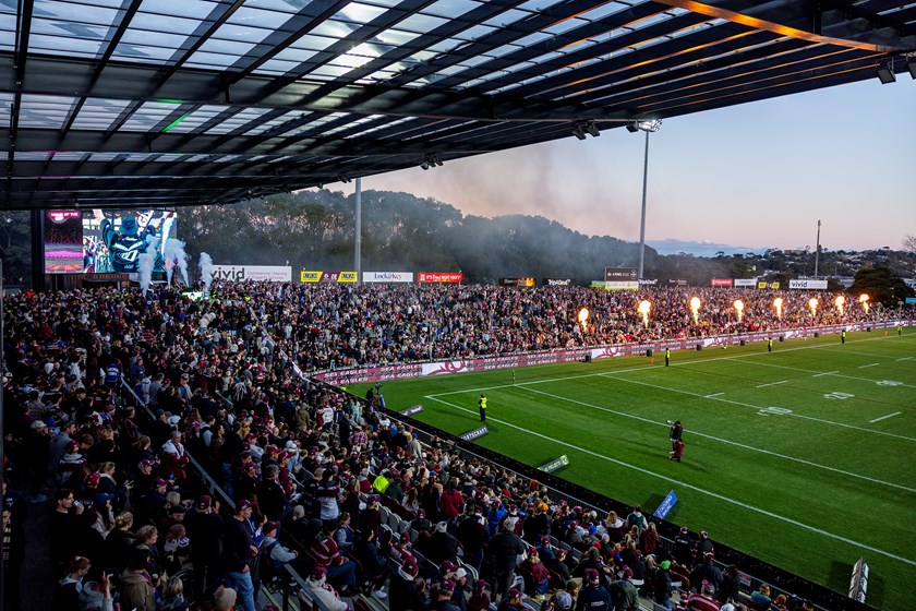 Great sight....eight home games were sold out at 4 Pines Park this season