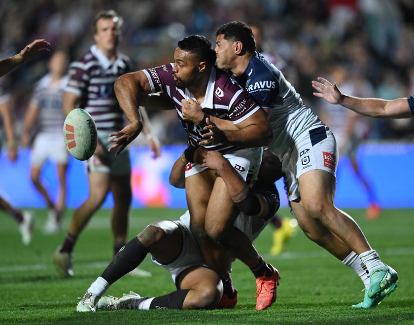Prop Toff Sipley enjoyed his best season at Manly in 2023

