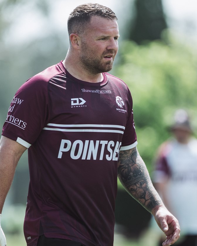 Point to prove...Nathan Brown at training