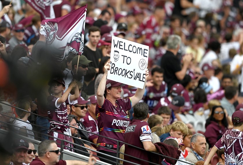 Brooksvale...Luke Brooks is fast becoming a fan favourite at Brookvale.
