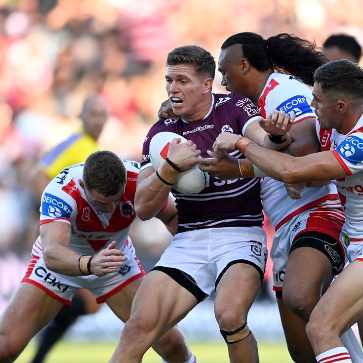 Sea Eagles go down to Dragons in dour struggle
