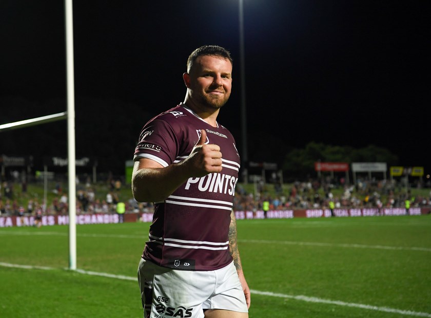Plenty of love at Brookvale now for Nathan Brown
