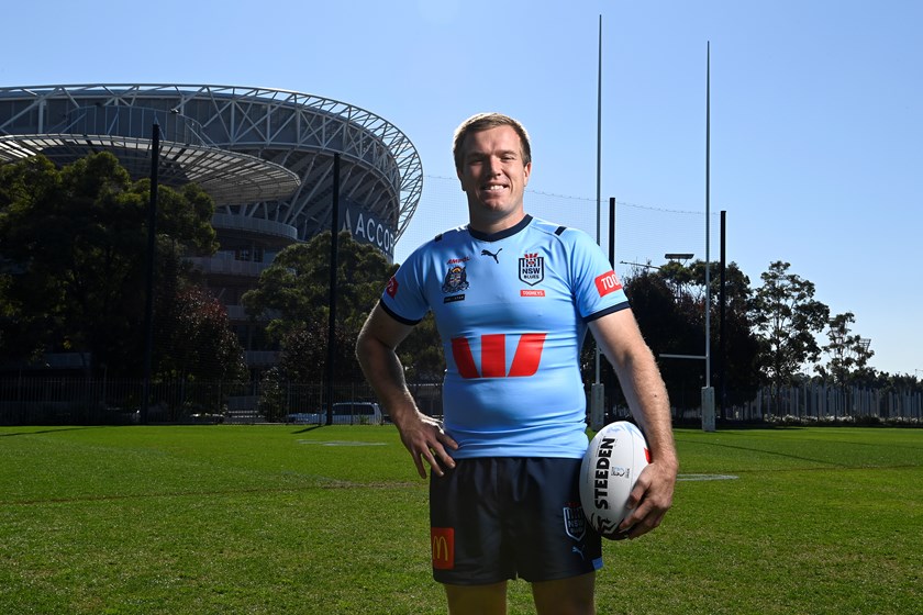 Oh Captain, My Captain!....NSW Blues skipper Jake Trbojevic ready for battle