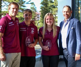 Lili Boyle and Cruz Death win top Manly junior rep awards