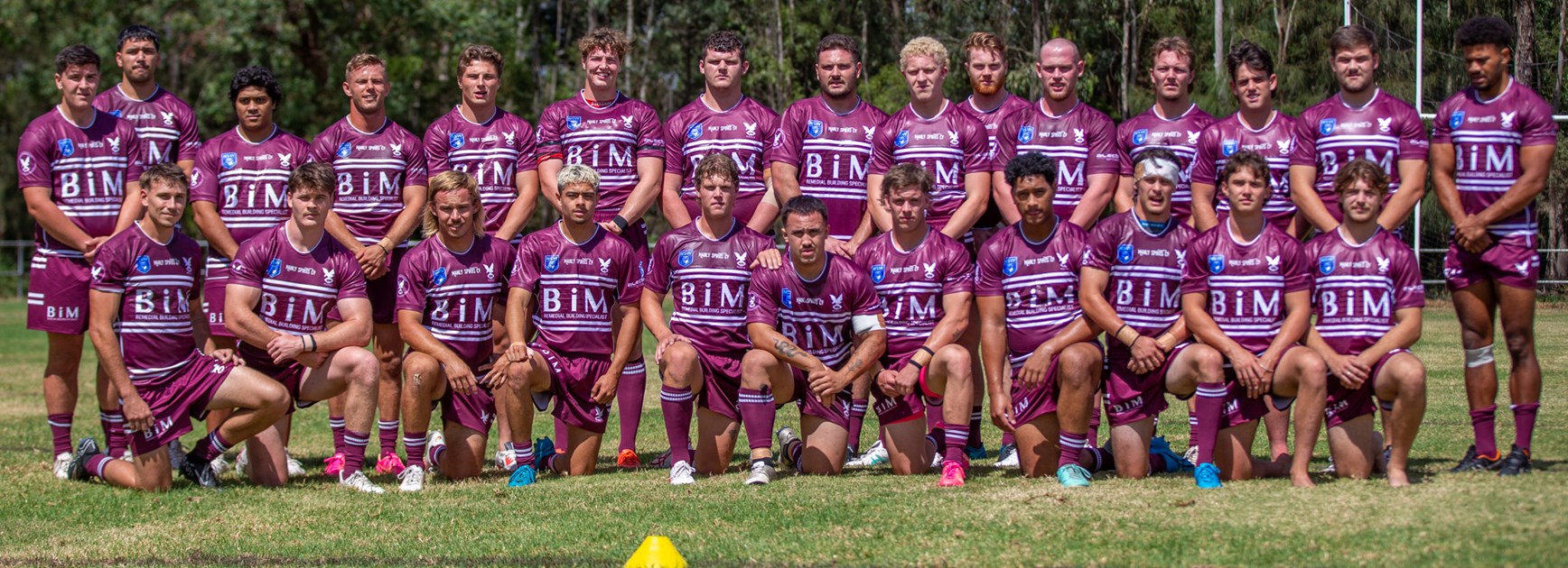 The inaugural Manly Leagues Sydney Shield team prior to kick-off