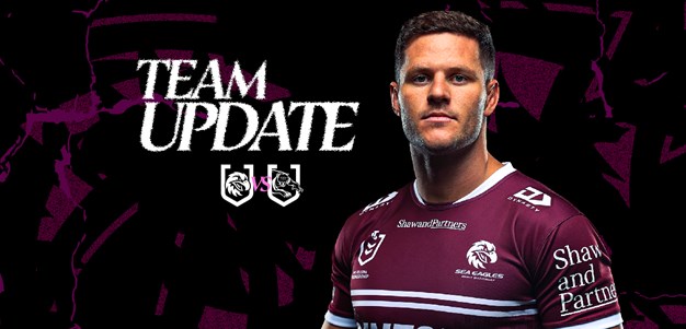 Team Update: Round 5 vs Panthers