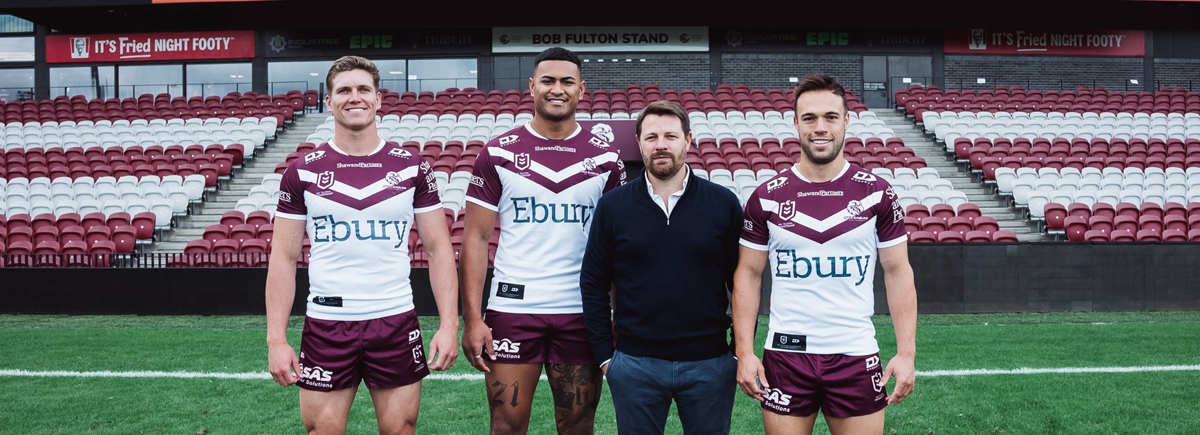Sea Eagles welcome Ebury as jersey sponsor for Warriors game