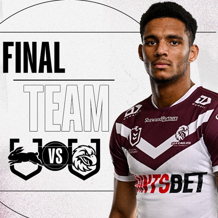 Final NRL Team List: Round 16 vs Rabbitohs