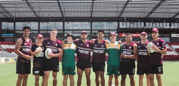 Young St Brendan's players get taste of NRL life