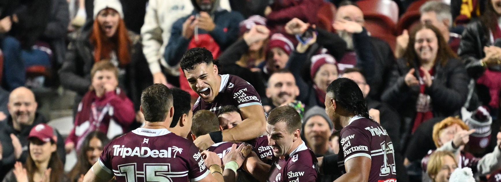 Historic Win: Good times at 4 Pines as Sea Eagles thump the Broncos 34-6 
