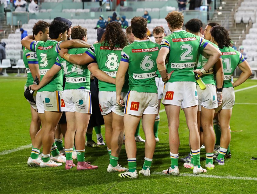 Raiders regroup after last week's loss to the Dragons in Wollongong