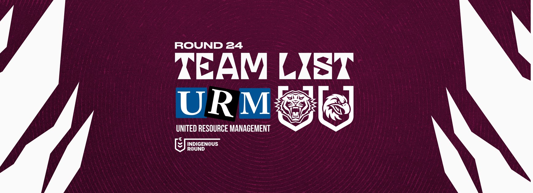 Team List: NRL Round 24 vs Tigers