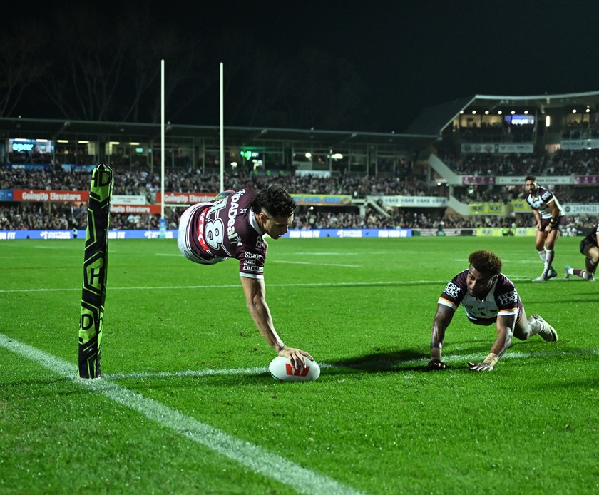 Faulalo scored his team's first two tries in Round 13 against the Broncos at 4 Pines Park