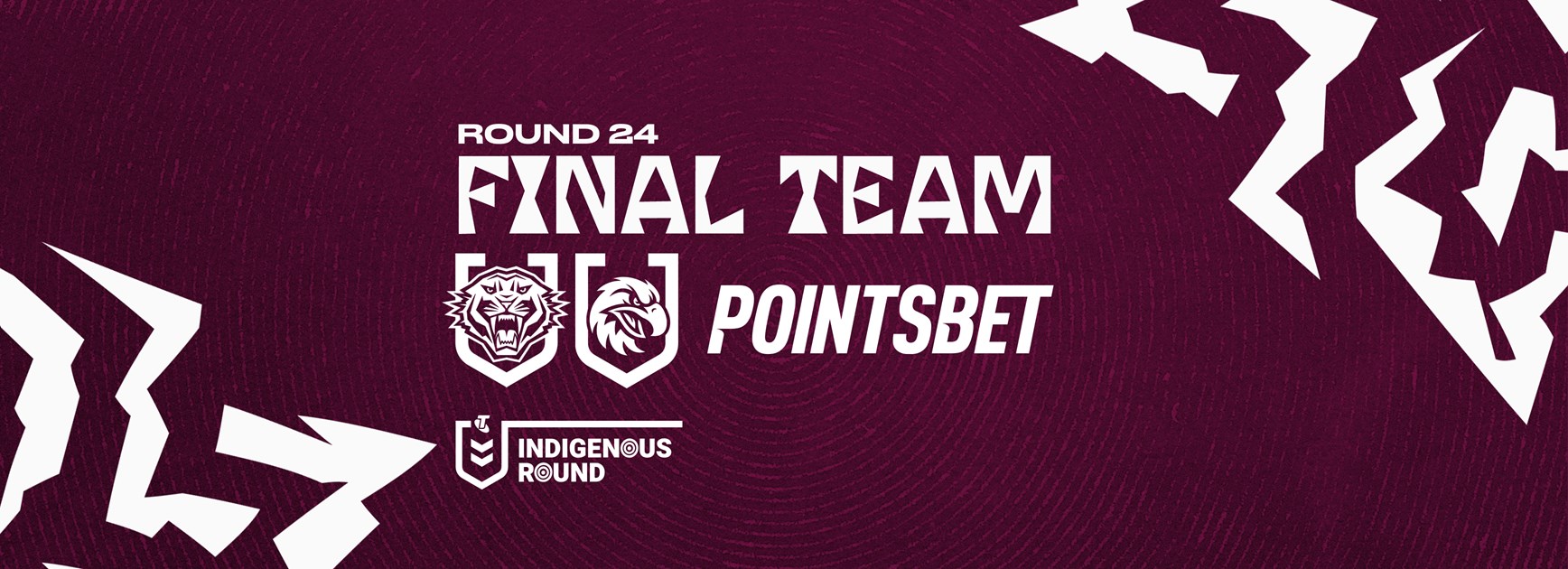 Final Team: Round 24 vs Wests Tigers