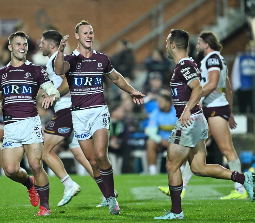 Victory over the Broncos at 4 Pines Park in Round 13, 2025