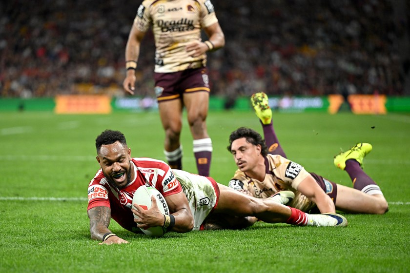 Tabuai-Fidow scored the opening try playing in the centres against Brisbane last weekend