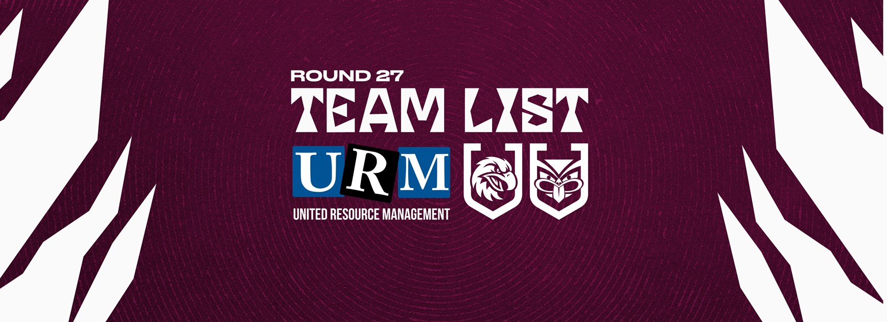 Team List: NRL Round 27 vs Warriors