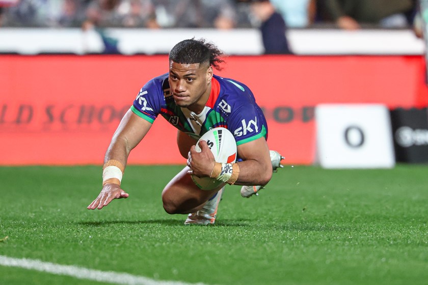 Warriors edge forward Leka Halasima has scored 12 tries in 23 games this season