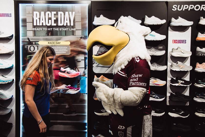 Try this on for size. Egor at The Athlete's Foot Warringah Mall 